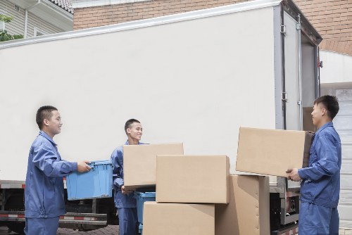 House removals team working on a Battersea residential move
