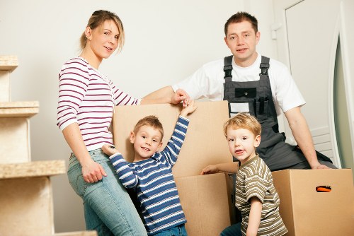 Commercial moving team planning an office relocation in Battersea