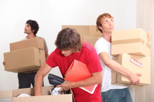 Professional movers planning a Battersea house or office move