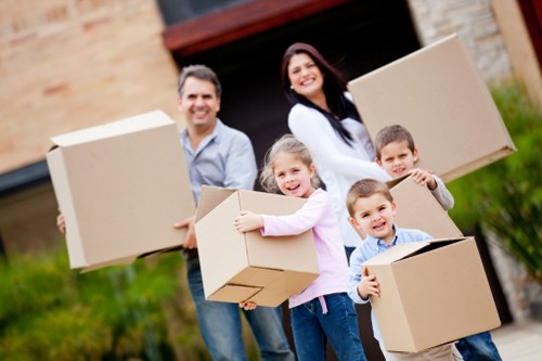 Local Battersea moving team handling furniture transport