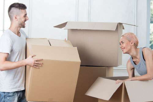 Professional man with van removal service near Battersea homes