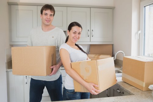 Delivery van serving Battersea business and office moves